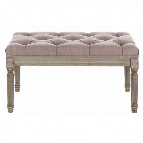 Ławka w Stylu Prowansalskim Pikowana Blanc Mariclò B