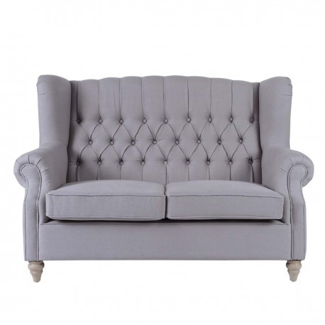Sofa w Stylu Prowansalskim Szara Blanc Mariclò B