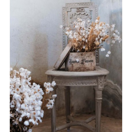 Krzesło w Stylu Prowansalskim Pikowana Blanc Mariclò