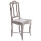 Krzesło w Stylu Prowansalskim Postarzane Blanc Mariclò