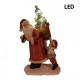 Figurka Mikołaja z Lampkami LED Clayre & Eef