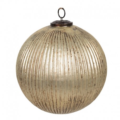 Szklana Bombka Złota 1E Clayre & Eef