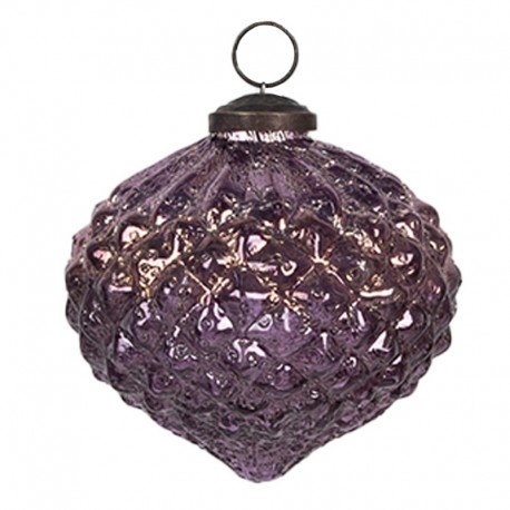 Szklana Bombka Fioletowa C Clayre & Eef