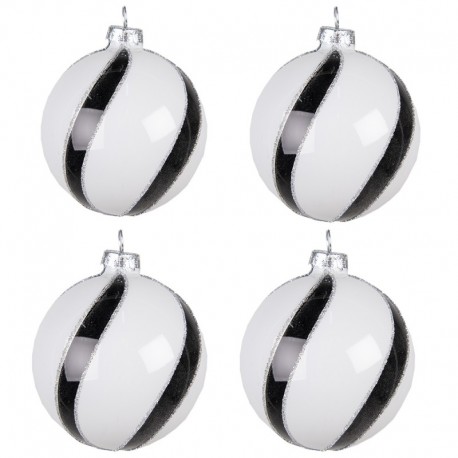 Szklane Bombki 4 szt. 1B Clayre & Eef