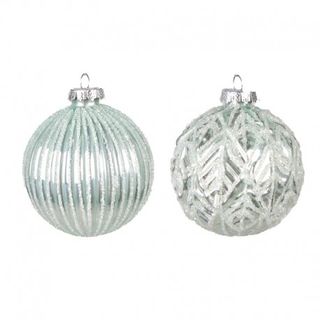 Szklane Bombki 2 szt. 1B Clayre & Eef