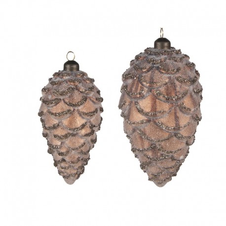 Szklane Bombki 2 szt. 1C Clayre & Eef