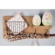 Metalowy Kosz Ścienny z Wieszaczkami Clayre & Eef
