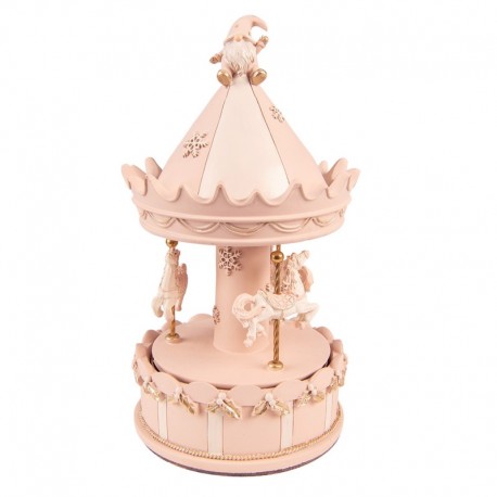 Pozytywka Bożonarodzeniowa Różowa Clayre & Eef