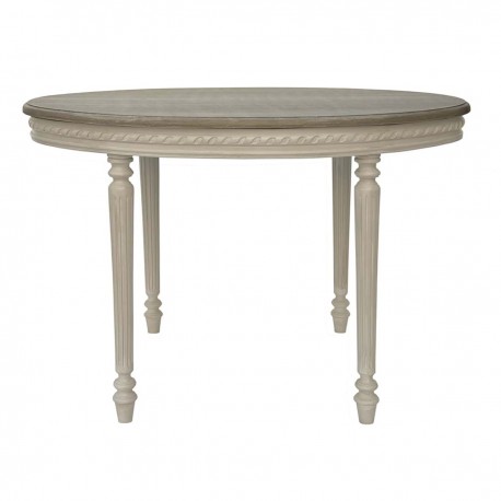 Stół w Stylu Prowansalskim Owalny Blanc Mariclò