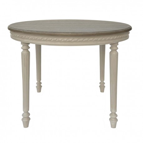 Stół w Stylu Prowansalskim Okrągły Blanc Mariclò