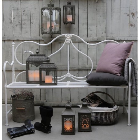 Metalowa Ławka Chic Antique