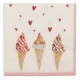 Papierowe Serwetki Prowansalskie Lody 20 szt. B Clayre & Eef