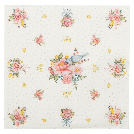 Papierowe Serwetki Prowansalskie Kwiaty A 20 szt. Clayre & Eef
