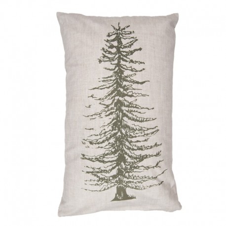 Poszewka Na Poduszkę Ozdobną z Choinką A Clayre & Eef