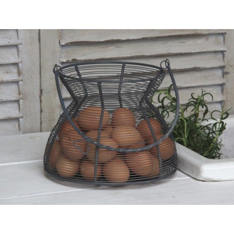 Metalowy Koszyk Prowansalski Chic Antique