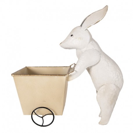 Metalowa Osłonka z Zajączkiem B Clayre & Eef