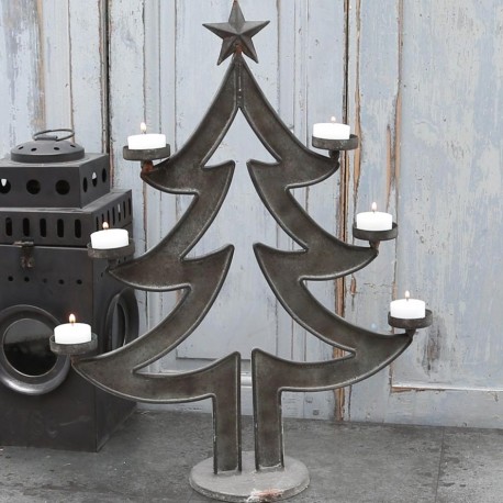 Metalowa Choinka Świecznik Chic Antique DRUGA KATEGORIA