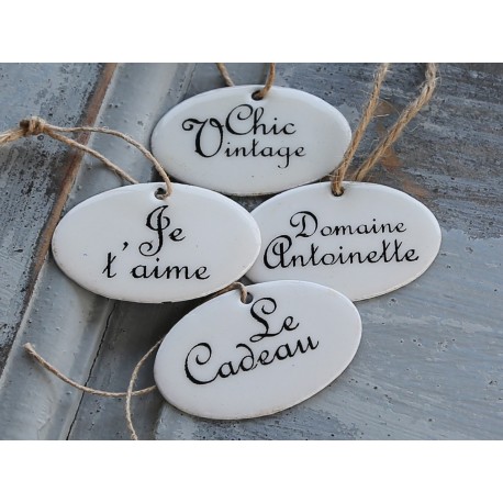 Zawieszki Francuskie Chic Antique 4szt.