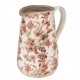 Ceramiczny Dzbanek Ozdobny w Kwiaty A Clayre & Eef