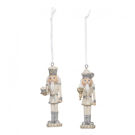 Zawieszki Choinkowe Dziadkowie Do Orzechów 2 szt. A Clayre & Eef