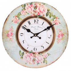 Retro Zegar Róże