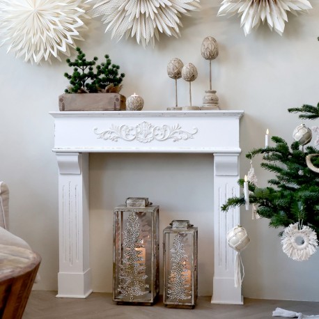 Imitacja Kominka w Stylu Prowansalskim Chic Antique