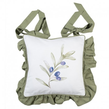 Poszewka Na Poduszkę Na Krzesło z Oliwkami Clayre & Eef