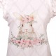 Różowy Fartuszek Dziecięcy z Królikiem Clayre & Eef