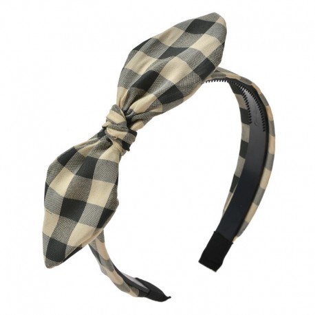Opaska Do Włosów Damska w Kratę E Clayre & Eef