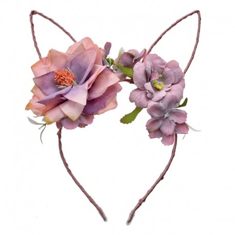 Opaska Do Włosów Dziecięca Królik z Kwiatami B Clayre & Eef