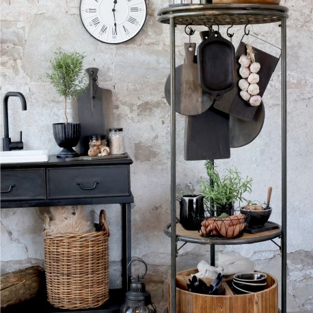 Stolik Barowy Loft Chic Antique Na Kółkach