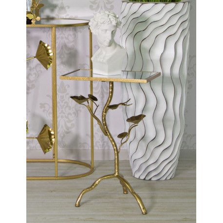 Złoty Stolik Glamour Tisty Mauro Ferretti