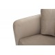 Fotel Glamour Beżowoszary Kiev Mauro Ferretti