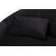 Sofa Glamour Czarna Oslo B Mauro Ferretti