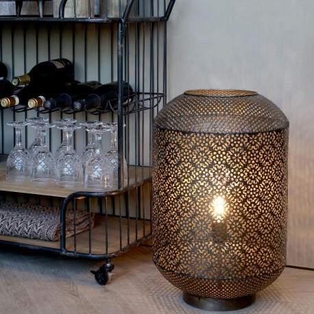 Lampa Ażurowa Chic Antique Vire Metalowa