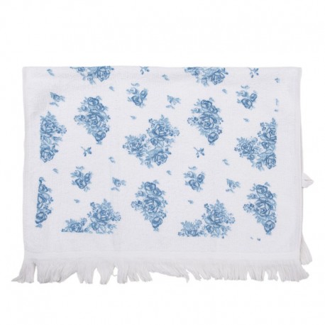 Ręcznik Do Rąk w Niebieskie Kwiaty Clayre & Eef
