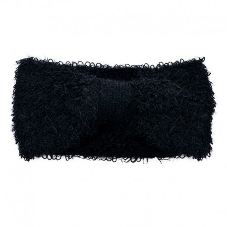 Ciepła Opaska Na Głowę Czarna D Clayre & Eef