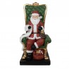 Duża Figurka Świąteczna Mikołaj Siedzący Clayre & Eef