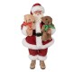 Figurka Świąteczna Mikołaj w Materiałowym Ubraniu D Clayre & Eef