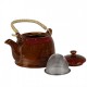 Ceramiczny Dzbanek z Zaparzaczem Brązowy A Clayre & Eef
