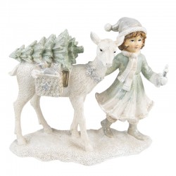 Figurka Świąteczna Dziewczynka A Clayre & Eef