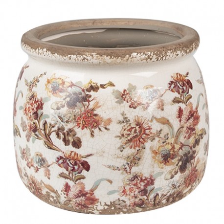 Ceramiczna Osłonka w Kwiaty F Clayre & Eef