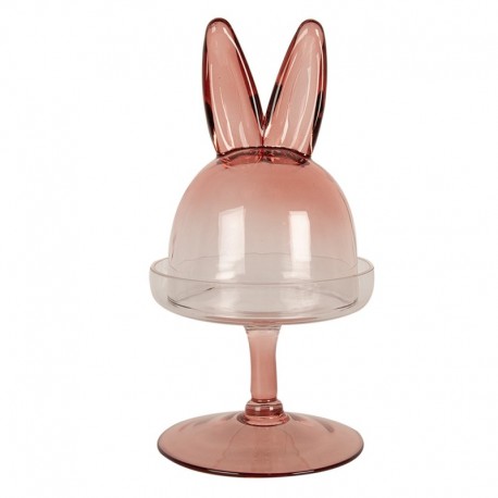 Szklana Patera Zając Mała Clayre & Eef