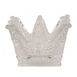 Szklany Świecznik Na Tealight Korona Clayre & Eef
