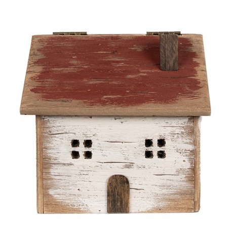 Drewniany Pojemnik Domek Clayre & Eef