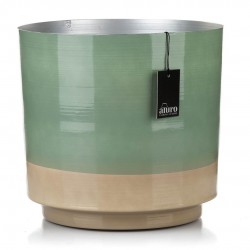 Osłonka Na Doniczkę Aluro Fabra Miętowa XL