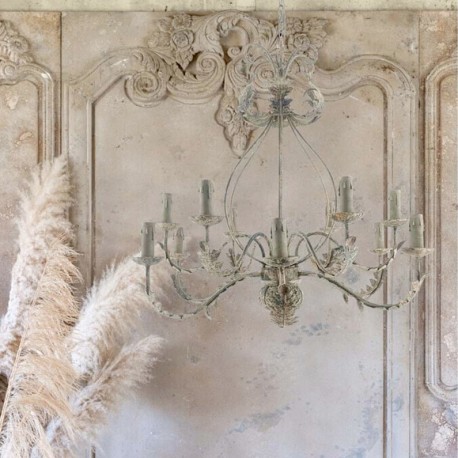 Żyrandol w Stylu Prowansalskim Blanc Mariclò C