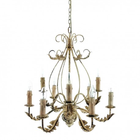 Żyrandol w Stylu Prowansalskim Blanc Mariclò D