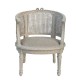 Krzesło/Fotel w Stylu Francuskim Blanc Mariclò A