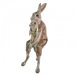 Figura Zajęcy Siedzących 65 cm Clayre & Eef